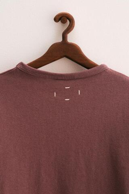 ZARA TIMELESS - ОДНОТОННАЯ ХЛОПКОВАЯ ФУТБОЛКА, ТЕМНО-МЕДНЫЙ