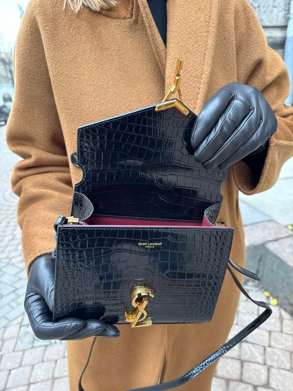 Saint Laurent Cassandra Mini Top Handle