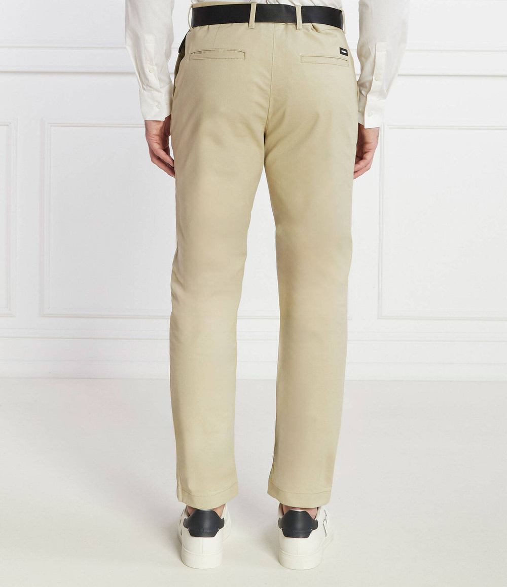 Чиносы + пояс MODERN TWILL Calvin Klein - бежевый(K10K110979)
