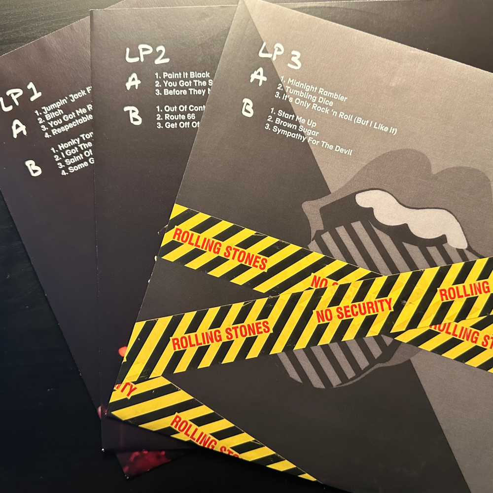 The Rolling Stones - No Security. San Jose '99 3LP (Европа 2018г.)