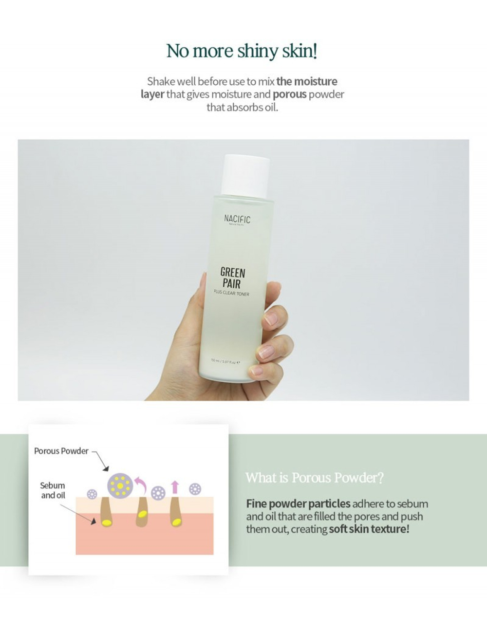 Nacific Fresh Cica Plus Clear Toner тонер для чувствительной кожи