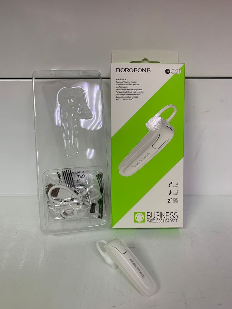 Bluetooth гарнитура Borofone BC21 White