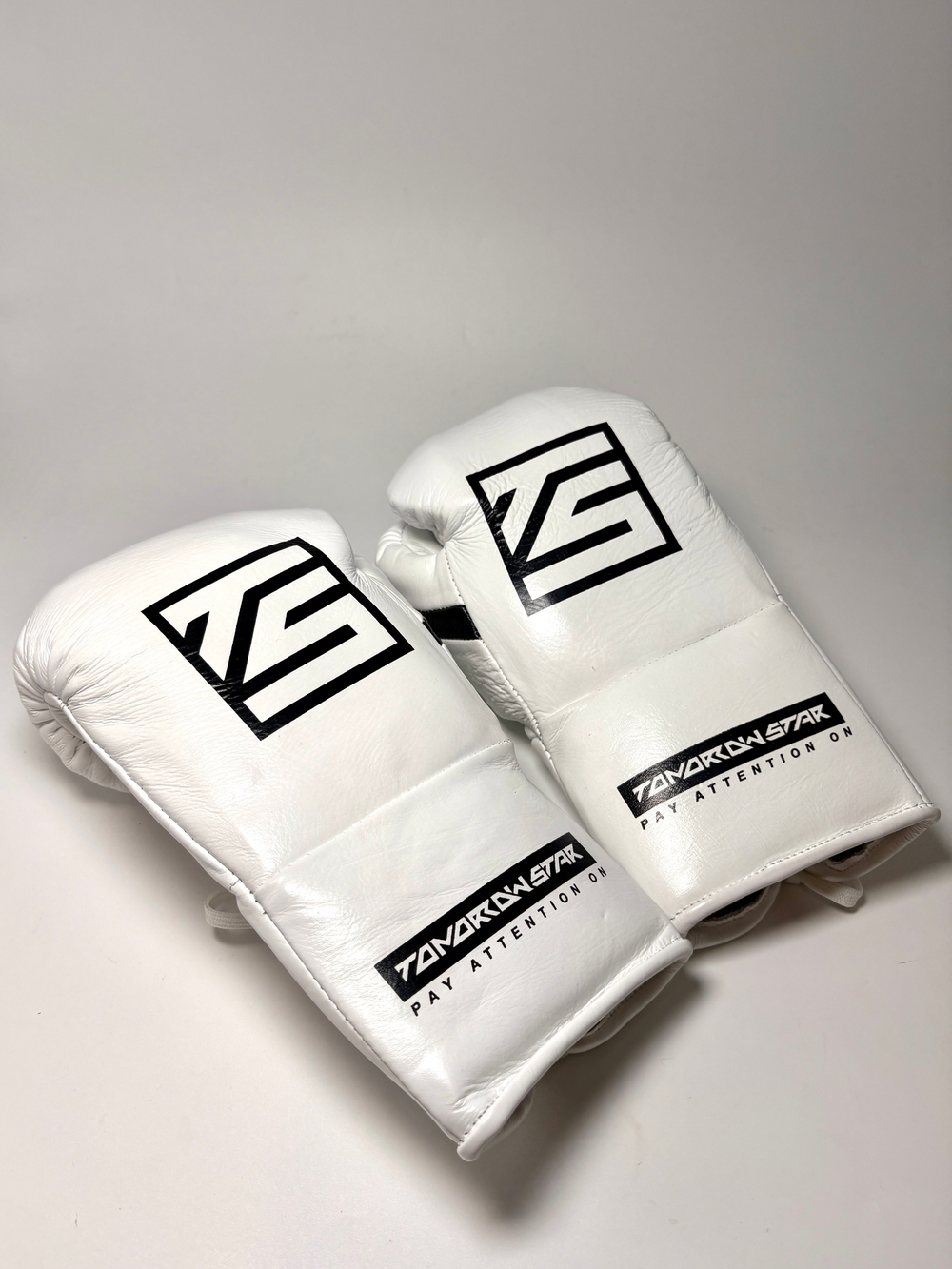 Перчатки для бокса Tomorrow Star Killer белые на шнуровке