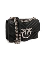 Кожаная сумка-мессенджер LOVE ONE MINI DC Pinko - черный(100074 A0GK)