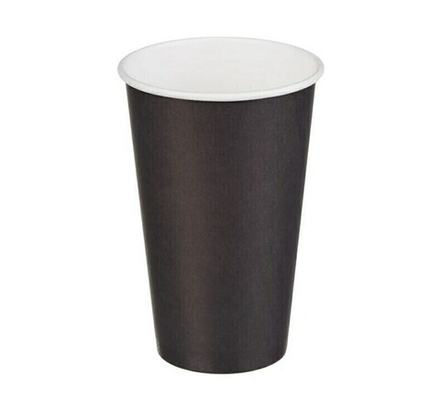 Стакан бумажный 1сл 450 (530 ) мл, d=90 мм для горячего черный