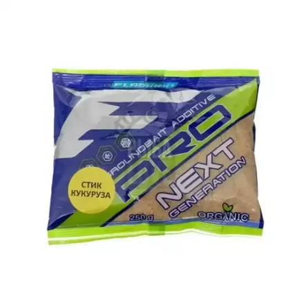 Добавка ароматическая Flagman PRO NEXT Стик Кукуруза (карп) Organic 250г в прикормку