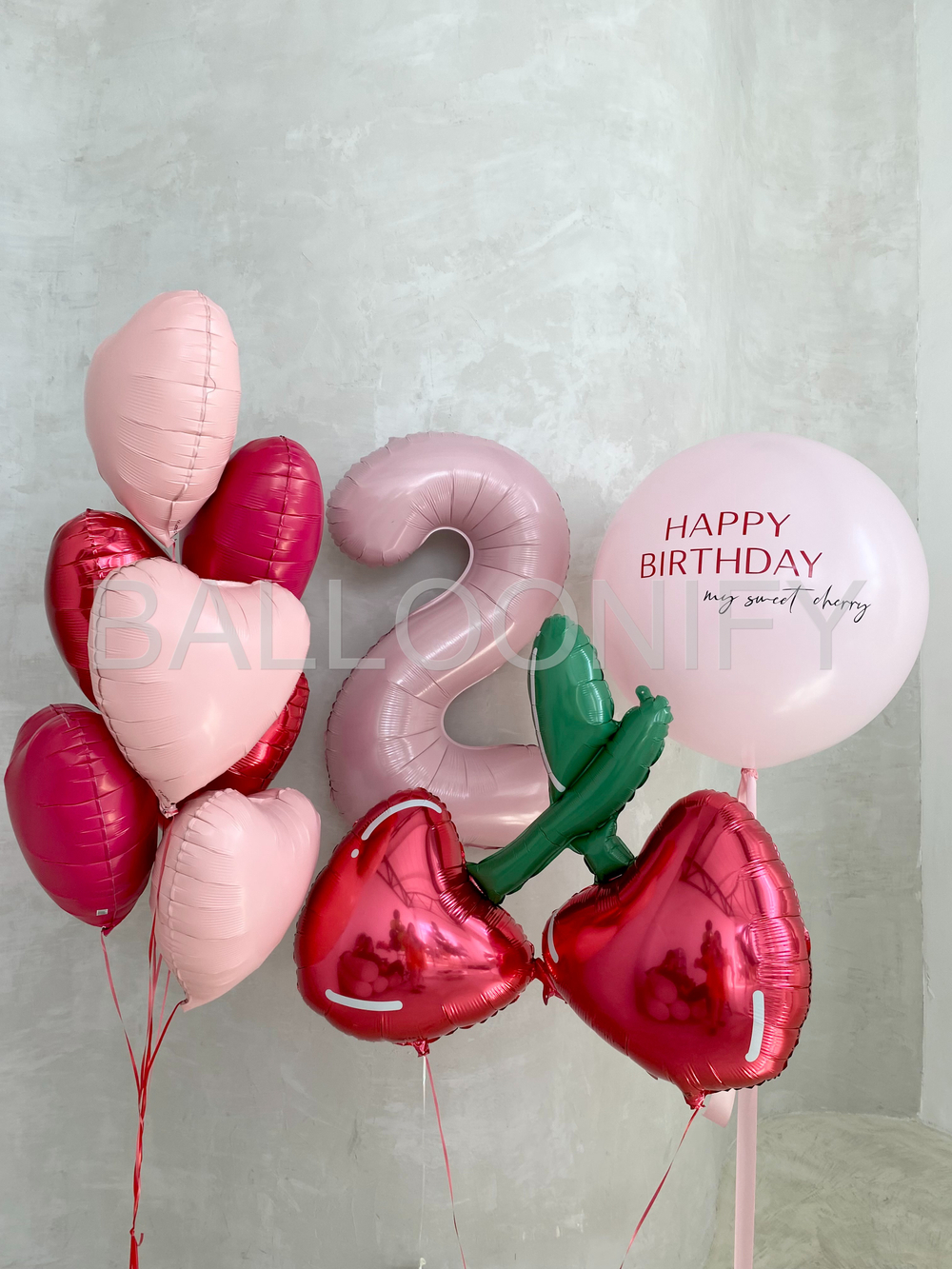 Набор шаров "Вишенки" Дизайн № 3