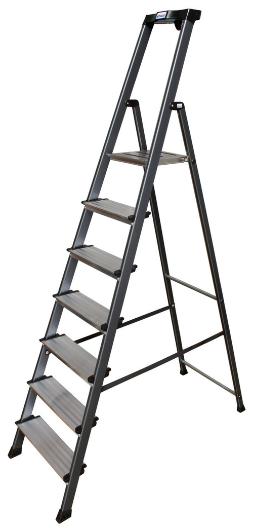 Анодированная стремянка Krause SECURO 7 ступ. (126450)