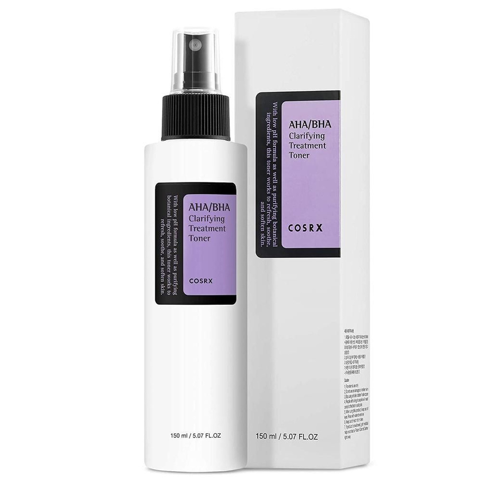 Cosrx AHA/BHA Clarifying Treatment Toner Мягкий очищающий тоник 150 мл