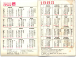 № 155 Набор из 10 объёмных стерео Календариков СССР Мультфильмы 1986, 1987, 1982 год.