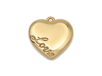 Подвеска "Сердце. Love" 12мм