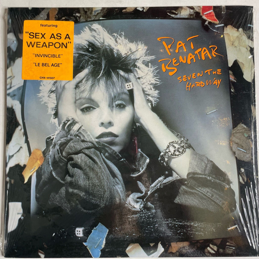 Винтажная виниловая пластинка LP Pat Benatar Seven The Hard Way (Canada 1985)