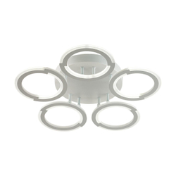 8027/55CL LEDIO LN25 000 белый, металл/акрил Потолочный светильник с ПДУ LED 55W 3000-6000К 220V KALIFA