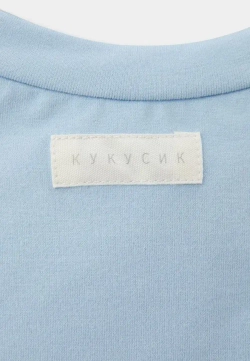 лонгслив в голубом цвете