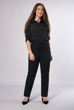 Блузка женская 2330ЮП, черный #86Ч092330ЮП