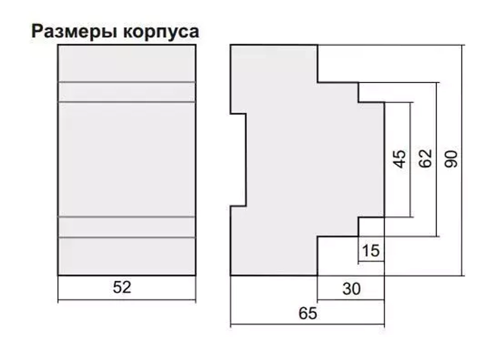Реле контроля фаз CZF-331 3х400/230+N 2х8А 2P IP20 регулировка порога отключения