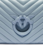 Кожаная сумка-мессенджер LOVE CLICK MINI Pinko - голубой(100067 A0VM)