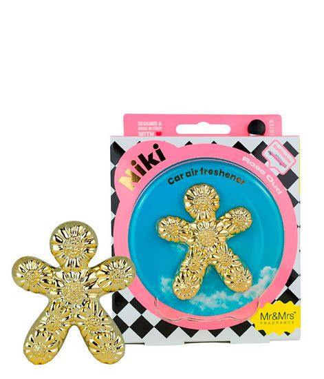 Роза и уд, ароматизатор для автомобиля NIKI BAROCCO розовое золото, Mr&Mrs Fragrance