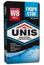 Обмазочная цементная гидроизоляция UNIS ГИДРОCTOП W8 5 кг