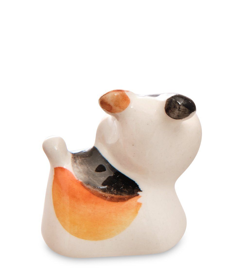 ГЛ- 749 Фигурка «Собака Пирожок» цв. (Гжельский фарфор)