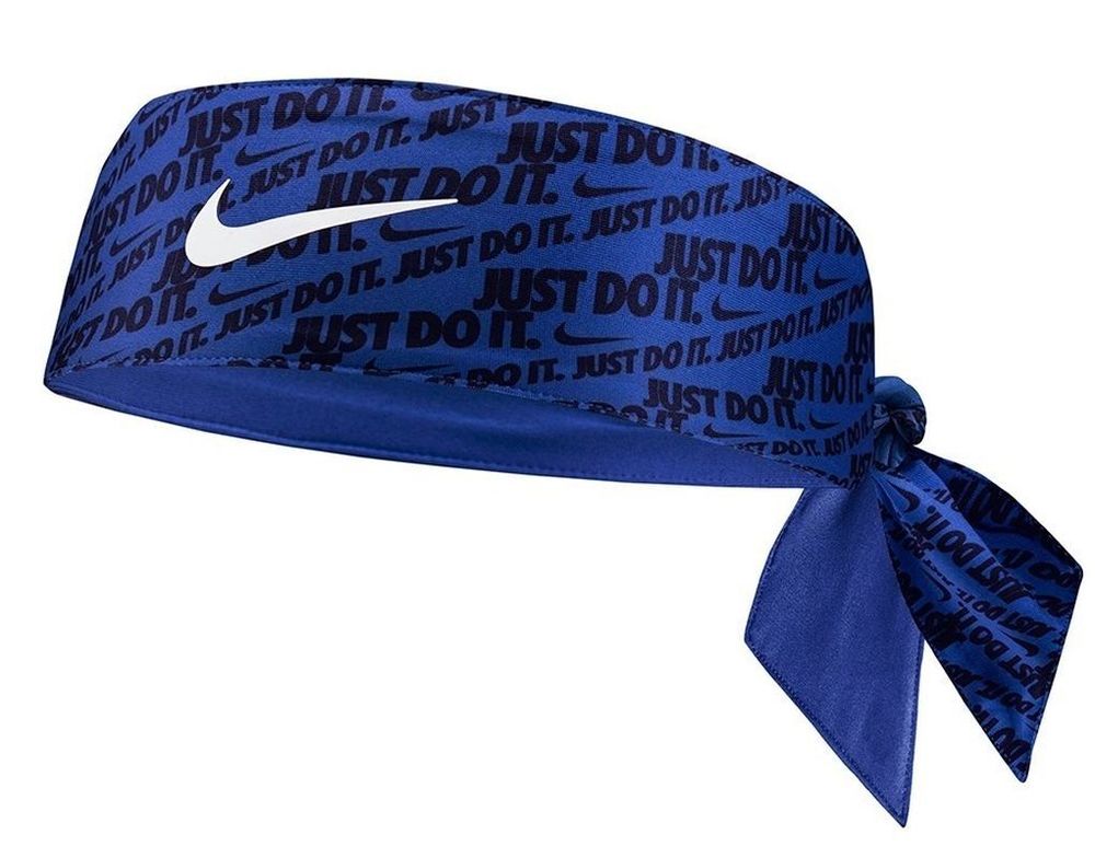 Теннисная бандана Nike Dri-Fit Head Tie 4.0 - game royal/obsidian/white