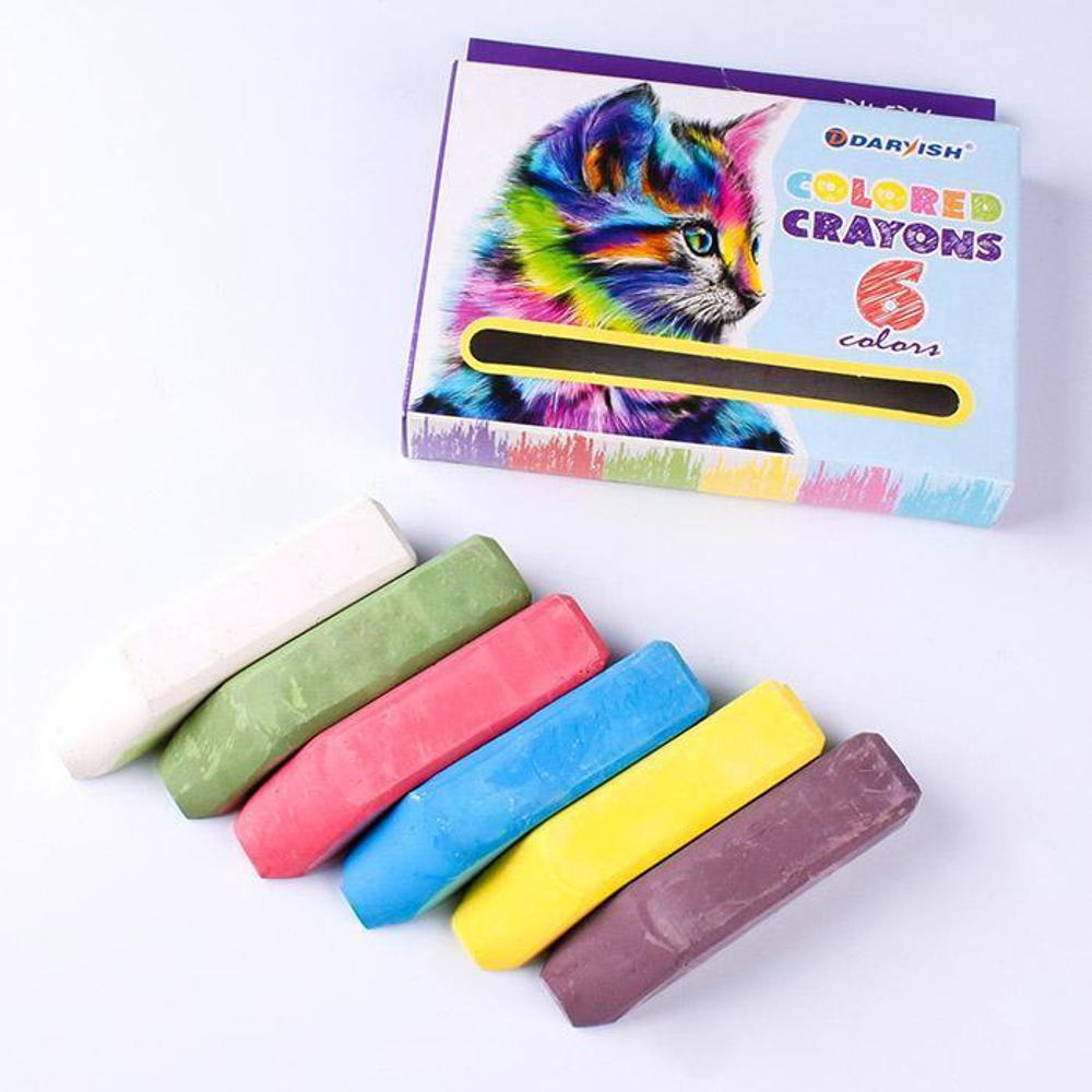 Мел 6цв. для асфальта (Darvish)