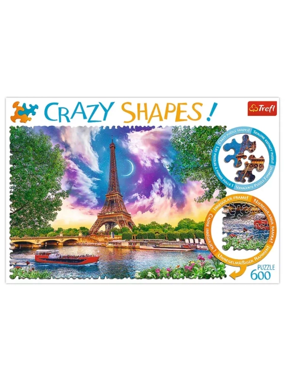 Пазлы для детей 7 8 лет взрослого 600 элементов Париж