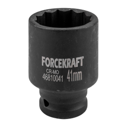 Головка ударная глубокая 3/4'', 41мм (12гр.) FORCEKRAFT FK-46810041