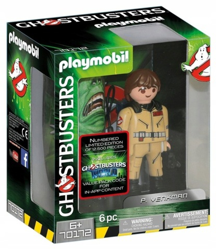 Конструктор Playmobil Ghostbusters 70172 Охотники за привидениями : Фигурка П. Венкман