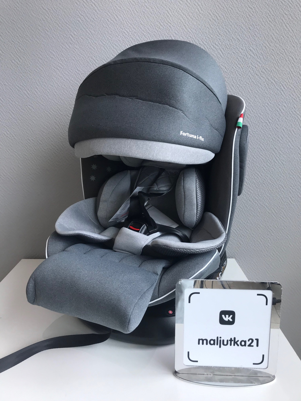 Автокресло (0-36) Sweet Baby Fortuna 360 SPS Isofix Grey