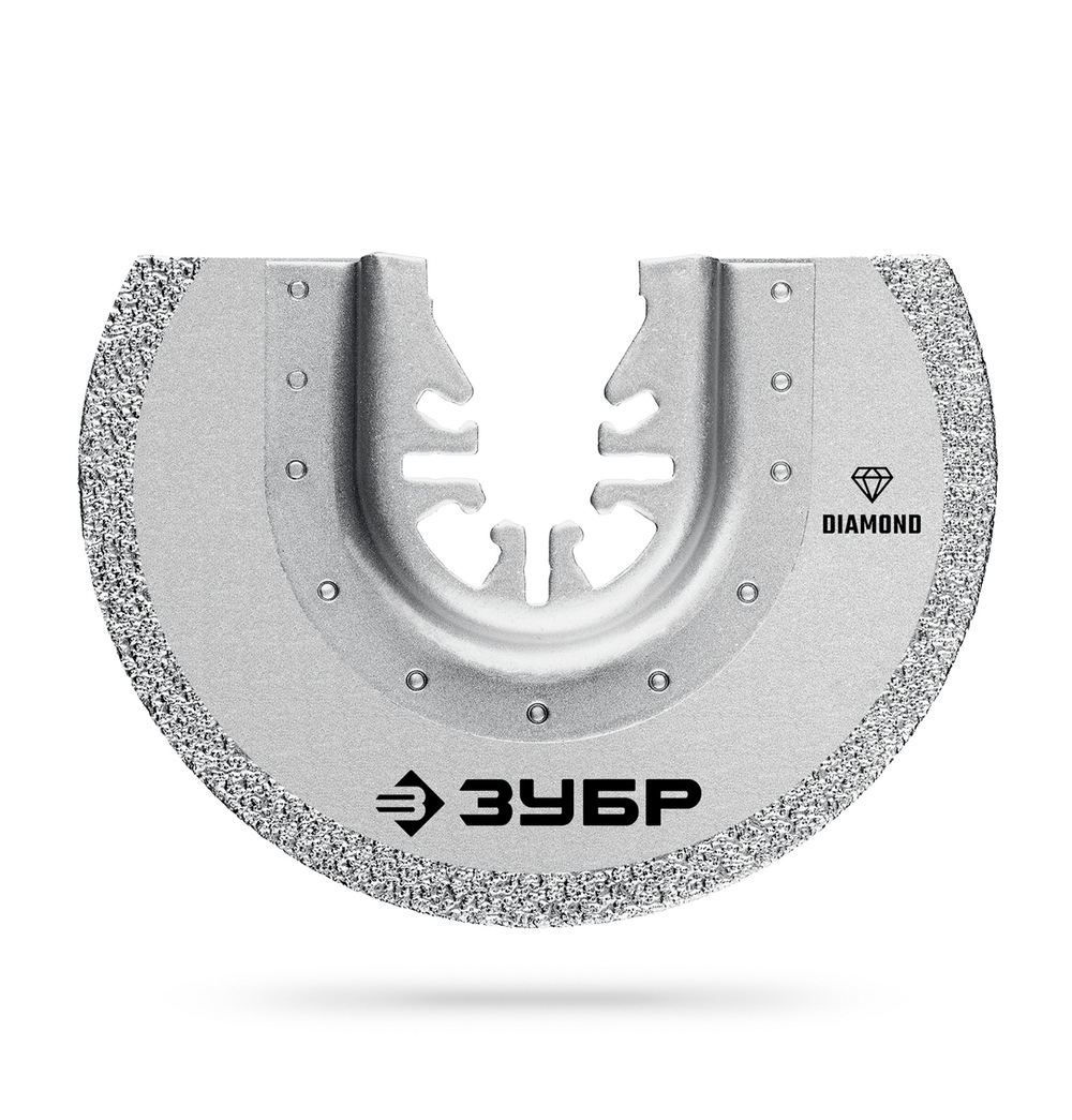 ЗУБР DIAMOND 85x2.0 мм полотно пильное с алмазным зерном Р50: керамика, бетон, кирпич, UniLock (15554-85)