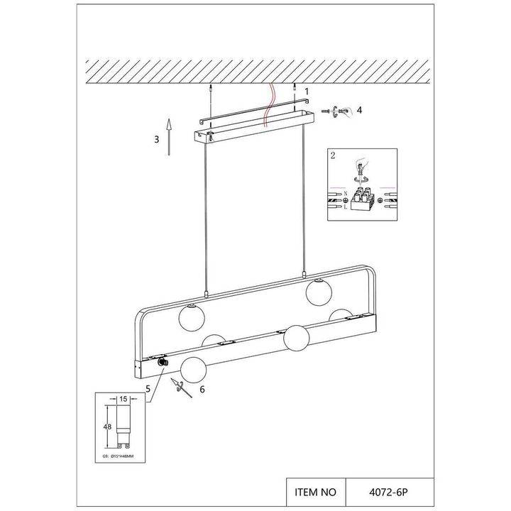 Подвесная люстра Favourite Fitirum 4072-6P