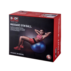 Мяч гимнастический Body Sculpture Massage Gym Ball 65cm - небесный