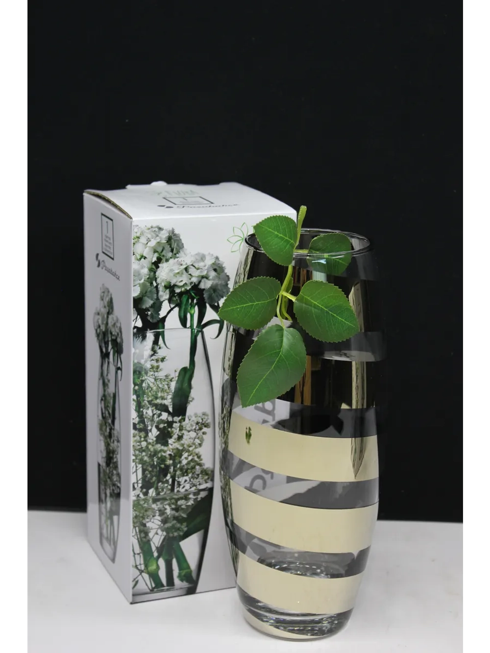 Ваза Флора " Золотая спираль"