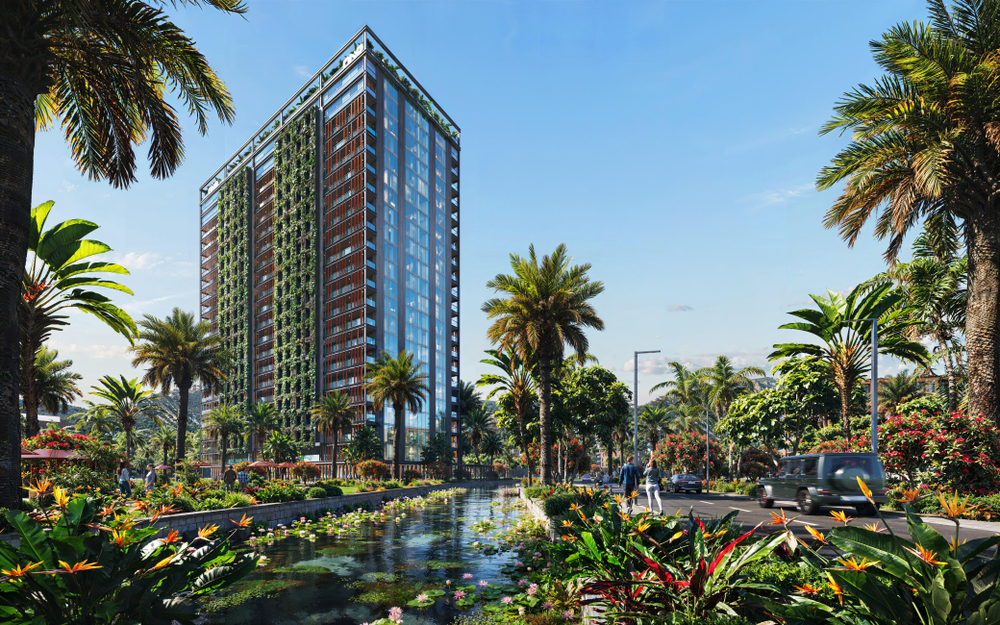 ЖК "STAY&RENT" Грузия, Батуми. Жилой комплекс премиум-класса в новом центре города. Рядом пляж 850м, парк Качиньских, велодорожки, ТРЦ и аэропорт в 5 минутах. Победитель European Property Awards 2025-2026 в номинации «Многофункциональные комплексы»