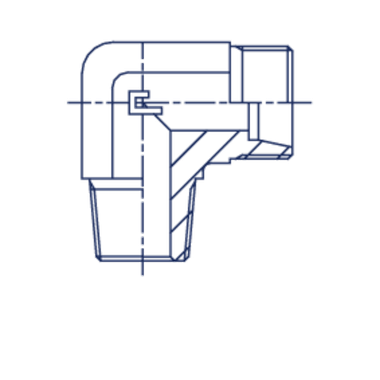 Штуцер FC90 DS08 BSPT 1/4" (корпус) CAST