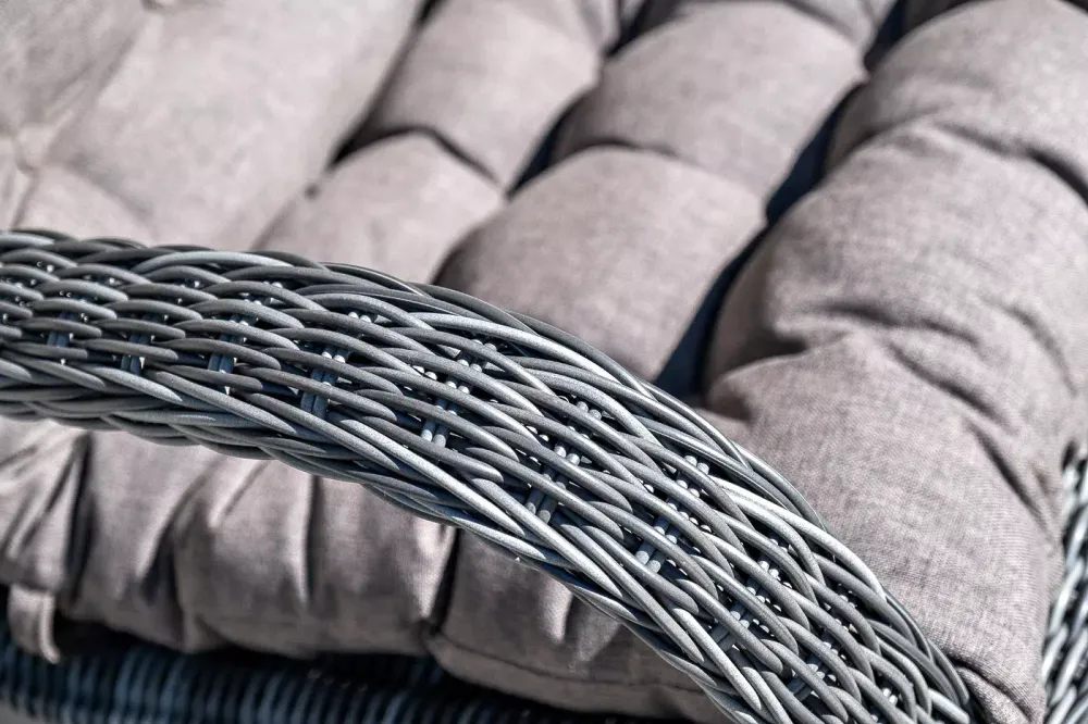 "Толедо" лаунж-зона из искусственного ротанга, цвет графит