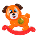 Качалка-Щенок песни из м/ф "Синий трактор" 50 песен, стихов, звуков, свет, коробка HT623-R (72) (Умка)