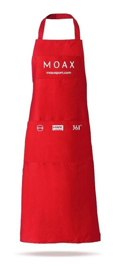 Фартук для сервиса MOAX красный, SA1-90000