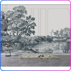 Фотообои на стену Деревья 400х270 см Luxury Walls AM38704B