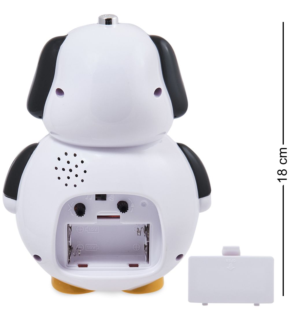 GAEM Art CL-76/4 Будильник «Собачка» черно-белый