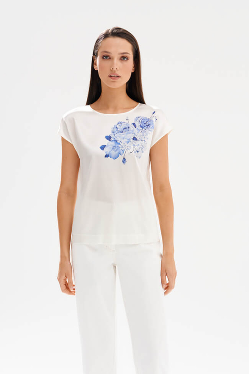 23598 Блузка женская (молочный)