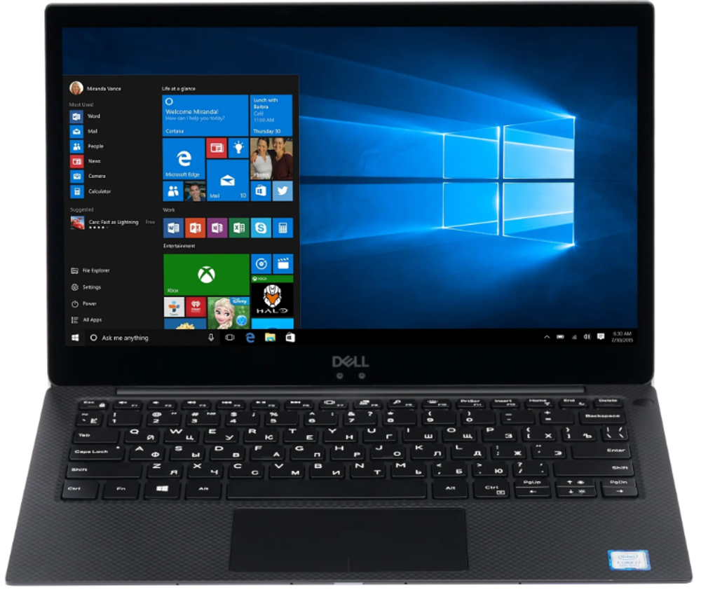 13.3" Ноутбук Dell XPS 9380 (1920x1080, Intel Core i5-8265U, RAM 8ГБ,SSD 256ГБ, Intel UHD Graphics 620, Win 10Pro)