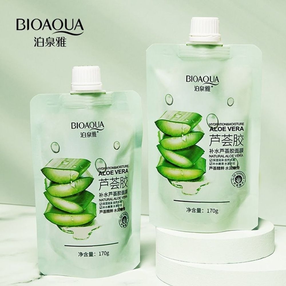 Гель-маска для лица BioAqua с Алоэ Вера Увлажняющая Aloe Vera 170 г