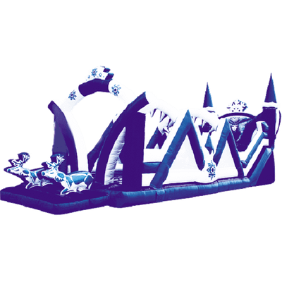 Коммерческий надувной батут "Снежная королева"