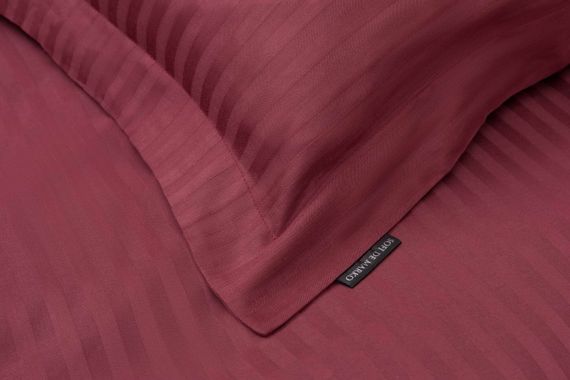 Моне (бордо) страйп сатин 7Е