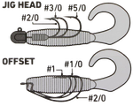 Мягкая приманка Daiwa Bait Junkie Grub 4.0" 4.83г 88мм -