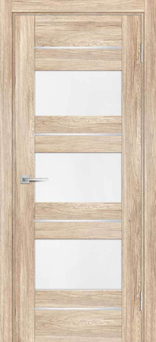 Дверь PSL-11 / Цвет Сан-ремо натуральный / белый сатинат / Двери PROFILO PORTE