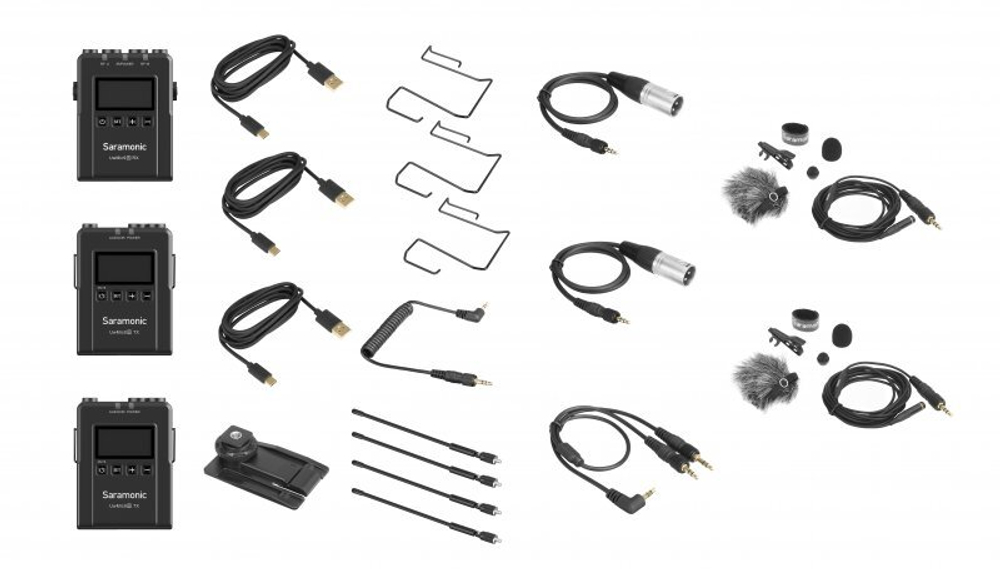 Беспроводная радиосистема Saramonic UwMic9s Kit 2 (RX9S+TX9S+TX9S)