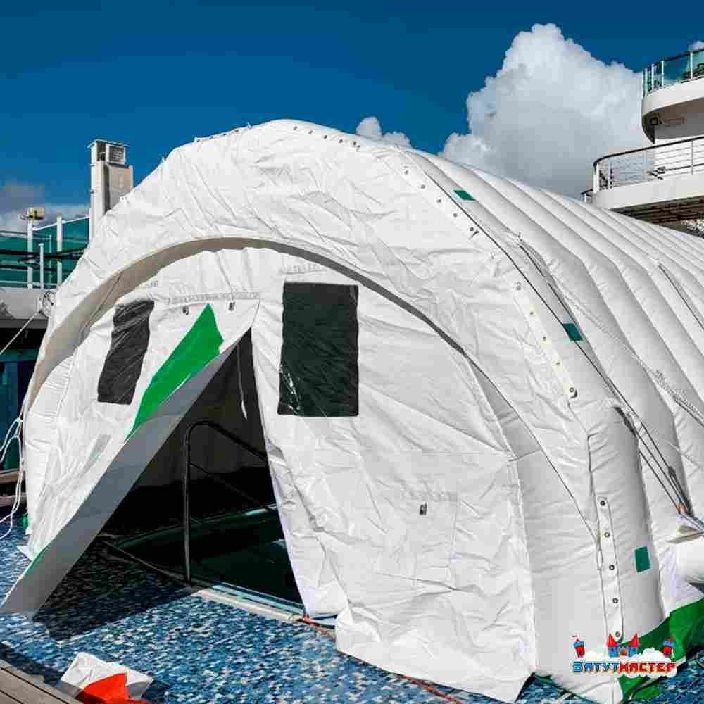 Пневмокаркасный ангар «Мастер 2» 7×5×3,5 м —  из ПВХ для ремонта и хранения техники